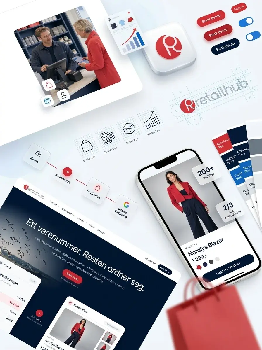 Retailhub Website Mockup